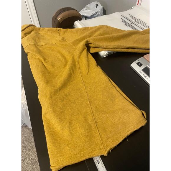 Sister Mary Isabel Embroidered Top Womens Small Medium Mustard Embroidered Boho - Picture 7 of 9